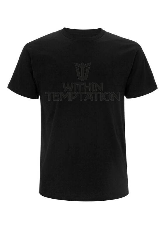 T-Shirt Manches courtes  de Within Temptation - Black On Black Logo - S à 4XL - pour Homme - noir - Within Temptation