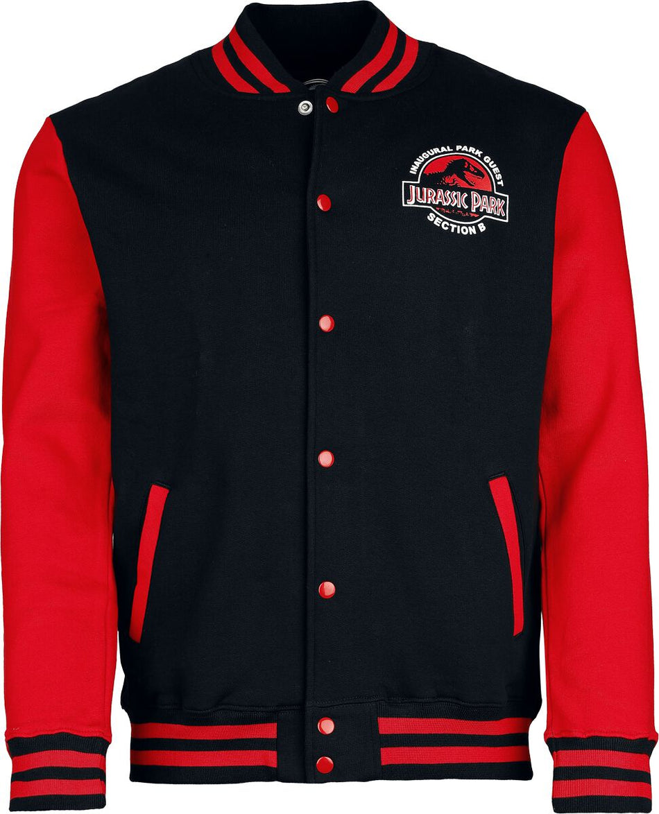 Veste Varsity  de Jurassic Park - Inaugural Park Guest Section B - S à XXL - pour Homme - multicolore - Jurassic Park