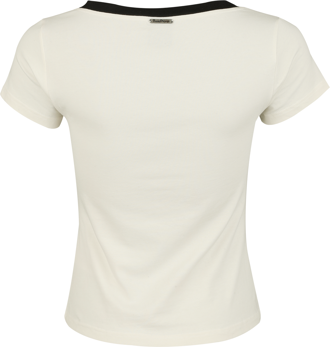 T-Shirt Manches courtes Rockabilly de Pussy Deluxe - Asia Dreams - Blossom - Haut - S à XXL - pour Femme - blanc cassé - Pussy Deluxe - View 2