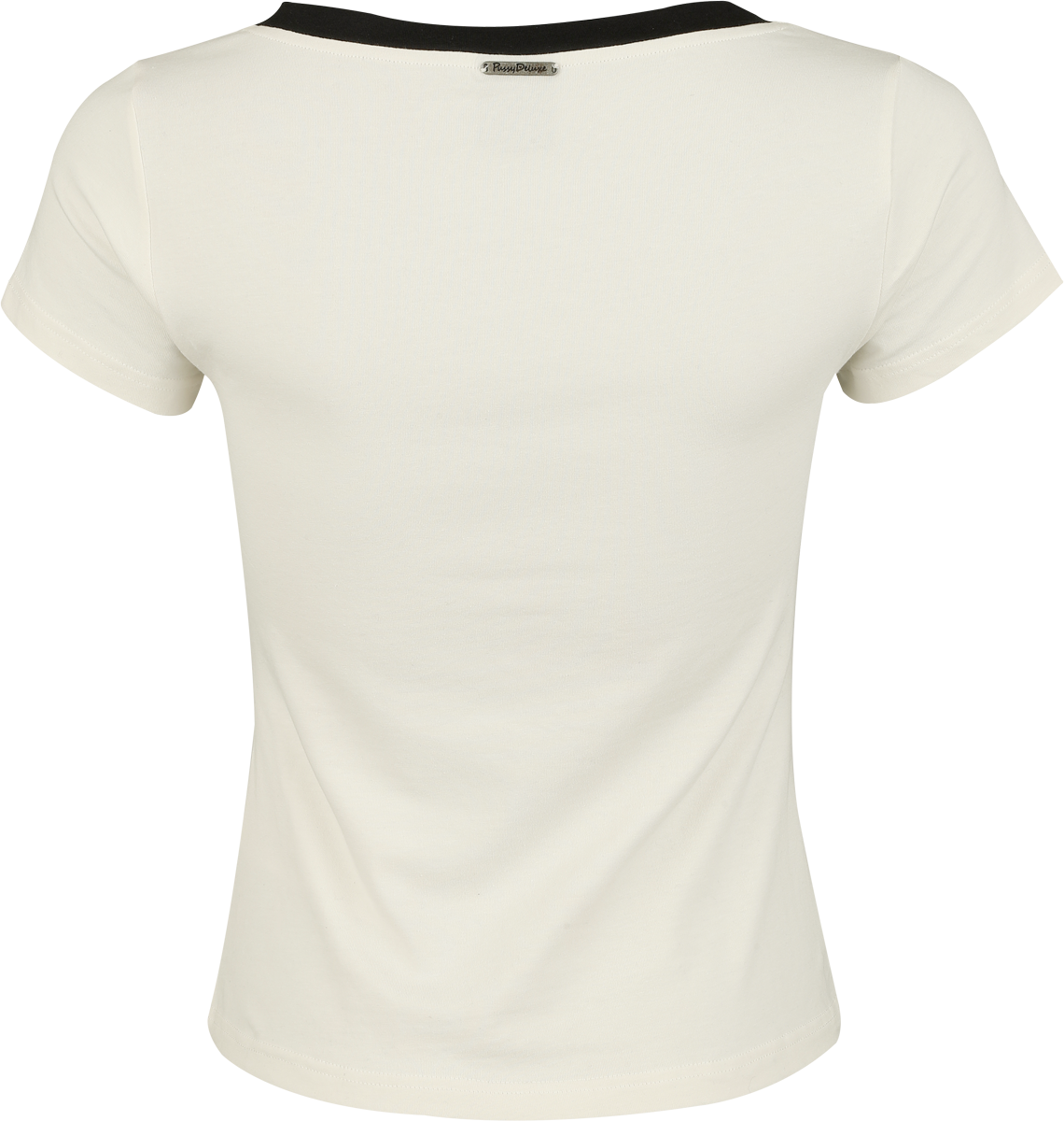 T-Shirt Manches courtes Rockabilly de Pussy Deluxe - Asia Dreams - Blossom - Haut - S à XXL - pour Femme - blanc cassé - Pussy Deluxe - View 2