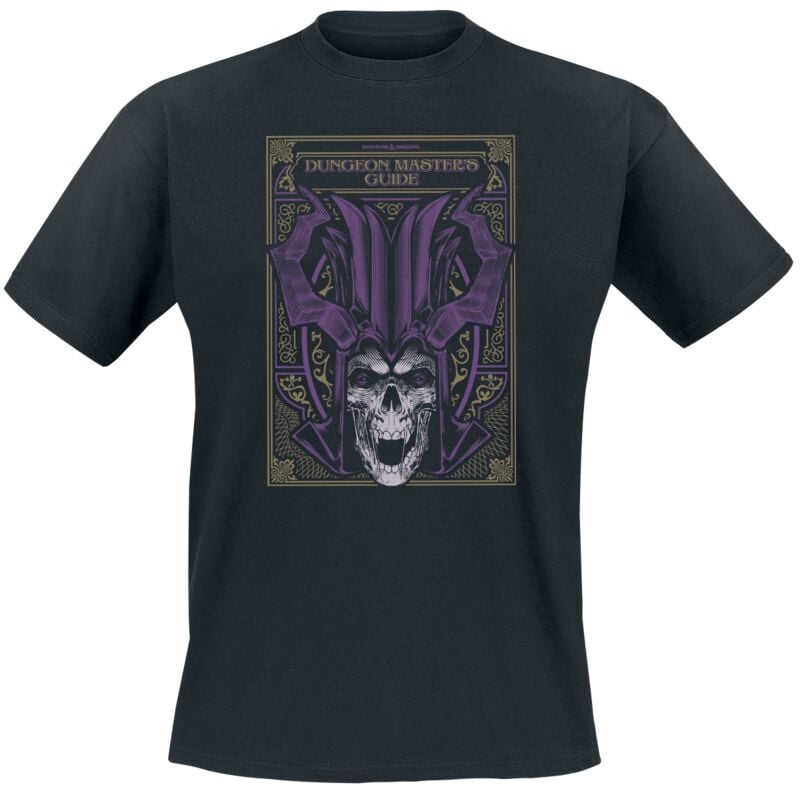 T-Shirt Manches courtes Gaming de Donjons & Dragons - Dungeons Master's Guide - S à XXL - pour Homme - noir - Donjons & Dragons
