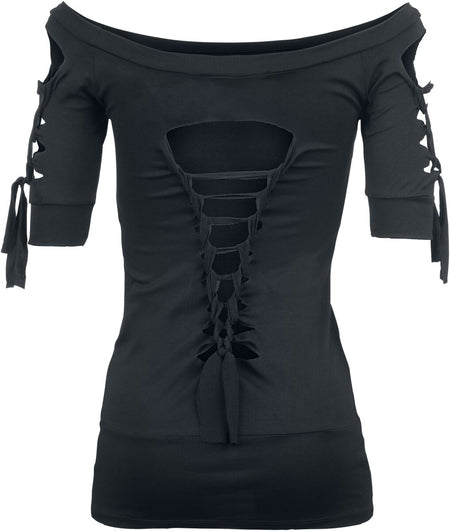 T-Shirt Manches courtes  de Wednesday - Wednesday - Sorrow - S à 4XL - pour Femme - noir - Wednesday
