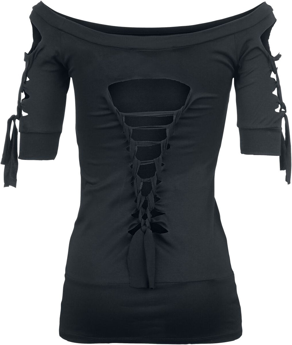 T-Shirt Manches courtes  de Wednesday - Wednesday - Sorrow - S à 4XL - pour Femme - noir - Wednesday