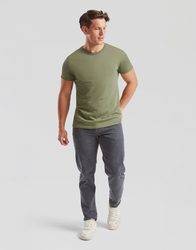 T-Shirt Manches courtes  de Fruit Of The Loom - ICONIC 150 T - S à XXL - pour Homme - olive - Fruit Of The Loom - View 2