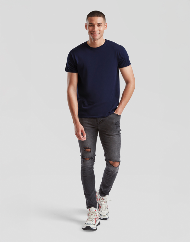 T-Shirt Manches courtes  de Fruit Of The Loom - ICONIC 150 T - S à XXL - pour Homme - marine - Fruit Of The Loom - View 2