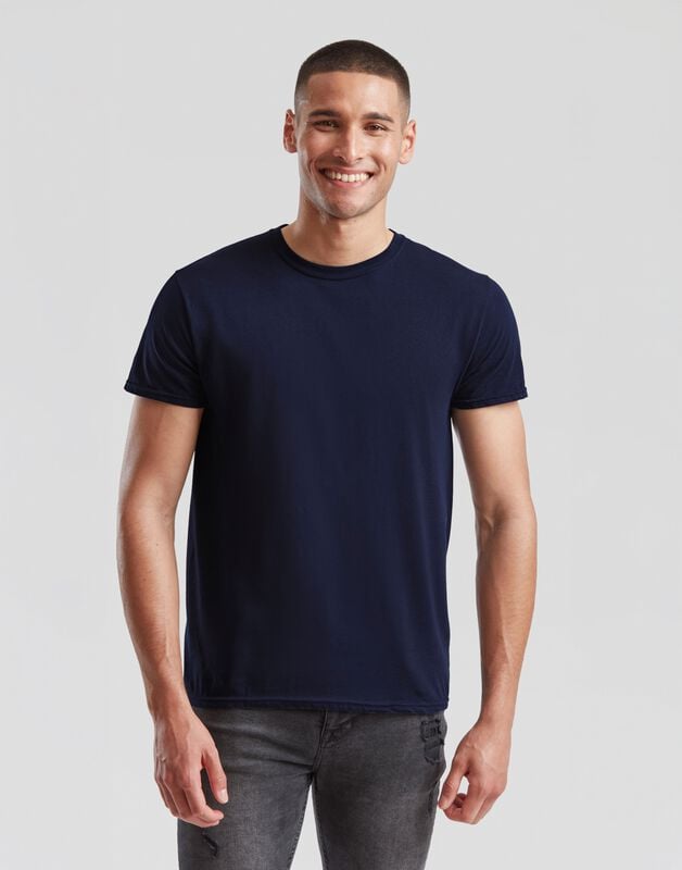 T-Shirt Manches courtes  de Fruit Of The Loom - ICONIC 150 T - S à XXL - pour Homme - marine - Fruit Of The Loom