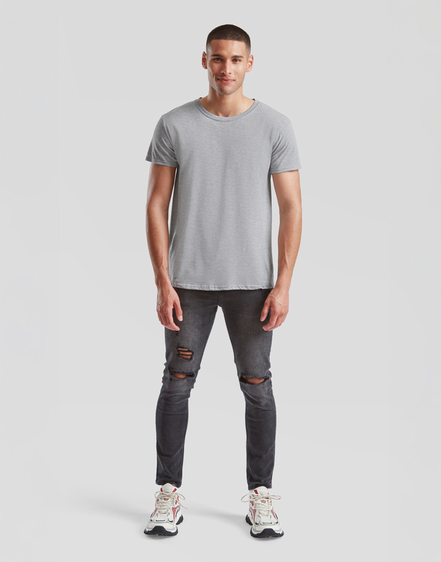 T-Shirt Manches courtes  de Fruit Of The Loom - ICONIC 150 T - S à XXL - pour Homme - gris chiné - Fruit Of The Loom - View 2
