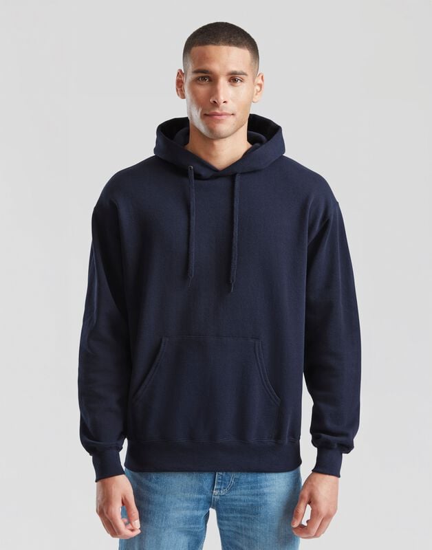 Sweat-shirt à capuche  de Fruit Of The Loom - SWEAT À CAPUCHE CLASSIQUE - S à XXL - pour Homme - marine - Fruit Of The Loom