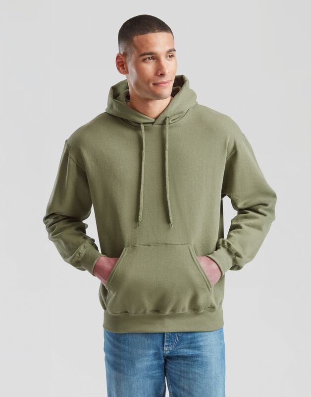 Sweat-shirt à capuche  de Fruit Of The Loom - SWEAT À CAPUCHE CLASSIQUE - S à XXL - pour Homme - olive - Fruit Of The Loom