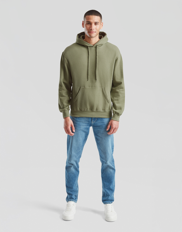 Sweat-shirt à capuche  de Fruit Of The Loom - SWEAT À CAPUCHE CLASSIQUE - S à XXL - pour Homme - olive - Fruit Of The Loom - View 2