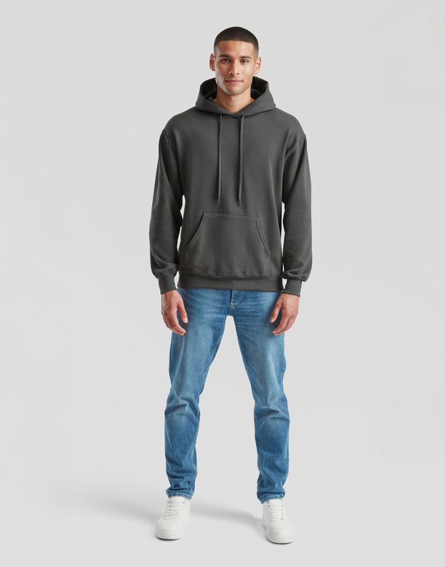 Sweat-shirt à capuche  de Fruit Of The Loom - SWEAT À CAPUCHE CLASSIQUE - S à XXL - pour Homme - graphite - Fruit Of The Loom - View 2