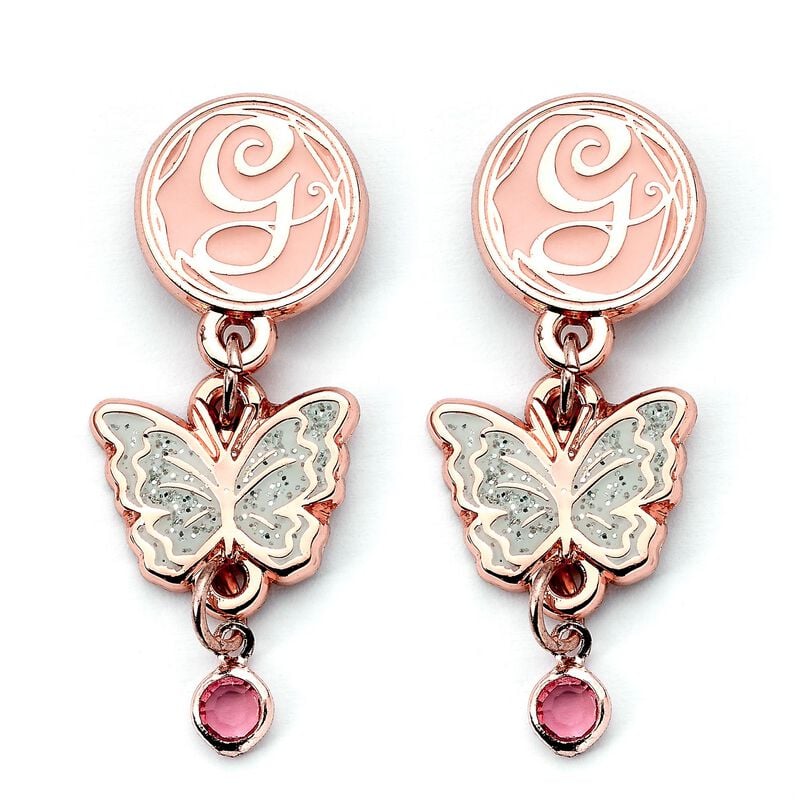 Boucles d'oreilles  de Wicked - Glinda - Drop Butterfly - pour Femme - couleur argent - Wicked