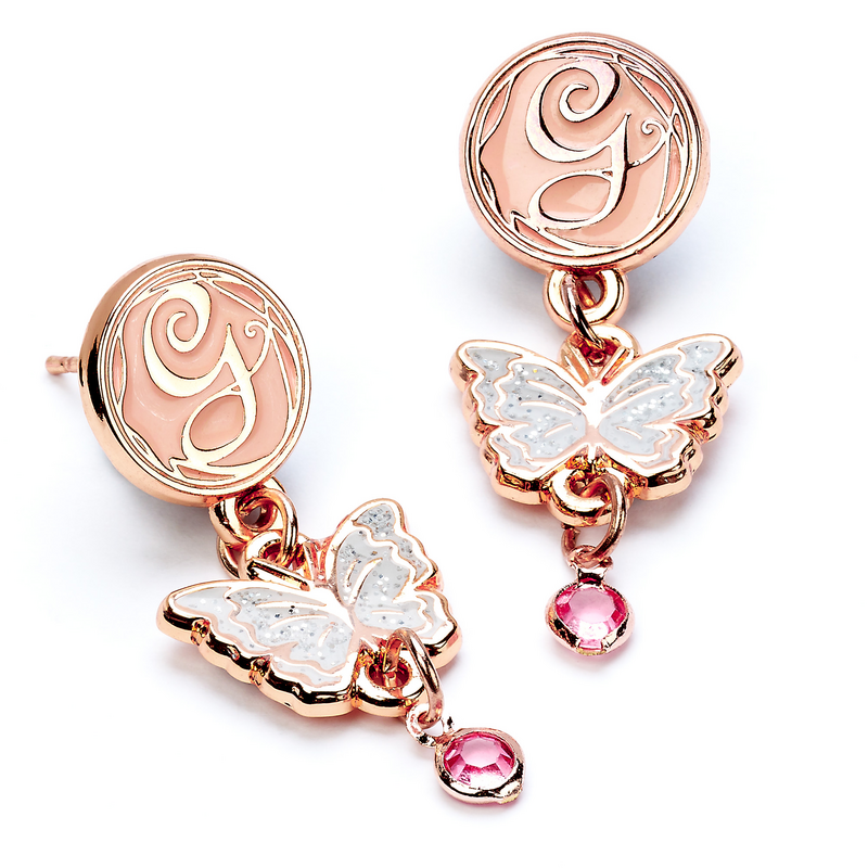 Boucles d'oreilles  de Wicked - Glinda - Drop Butterfly - pour Femme - couleur argent - Wicked - View 2