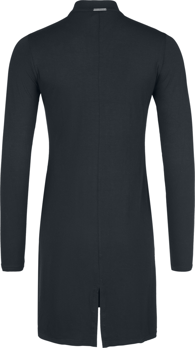 Robe courte Rockabilly de Pussy Deluxe - Asia Dreams Blossom Dress - S à XXL - pour Femme - noir - Pussy Deluxe - View 2