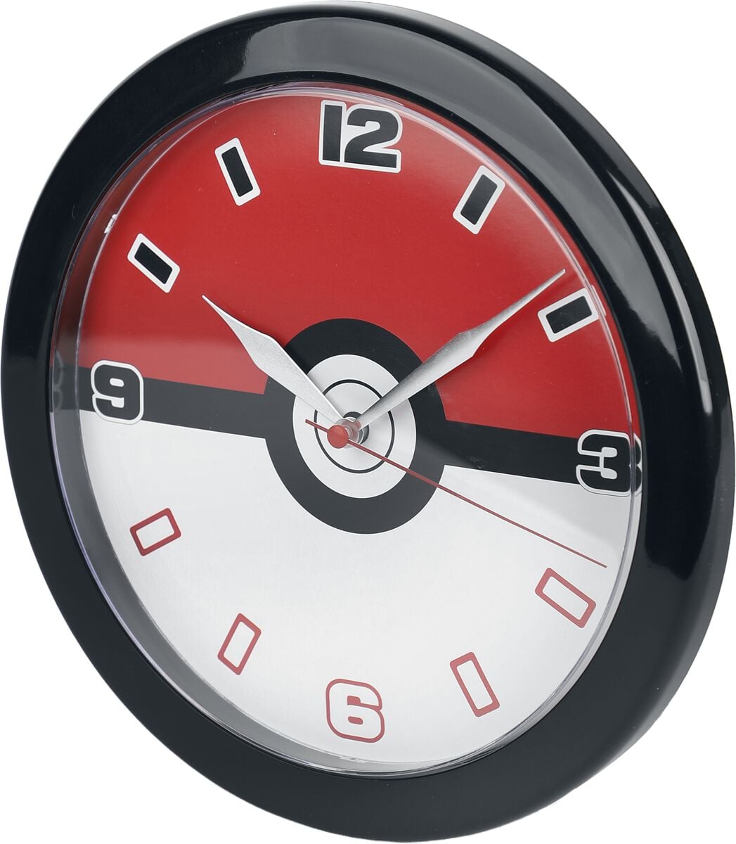 Horloge murale Gaming de Pokémon - Pokémon - Pokéball - pour Indifférent - multicolore - Pokémon