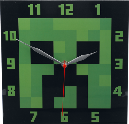 Horloge murale Gaming de Minecraft - Minecraft Creeper - pour Indifférent - multicolore - Minecraft - View 2
