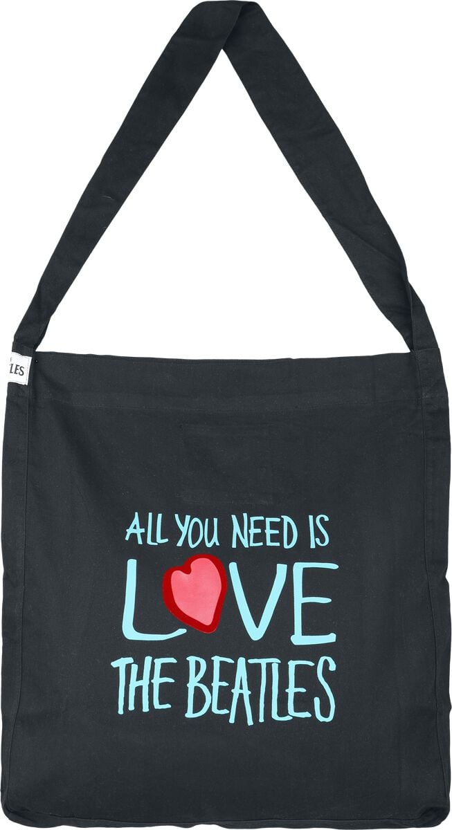 Sac à bandoulière  de The Beatles - All You Need Is Love - pour Unisexe - noir - The Beatles