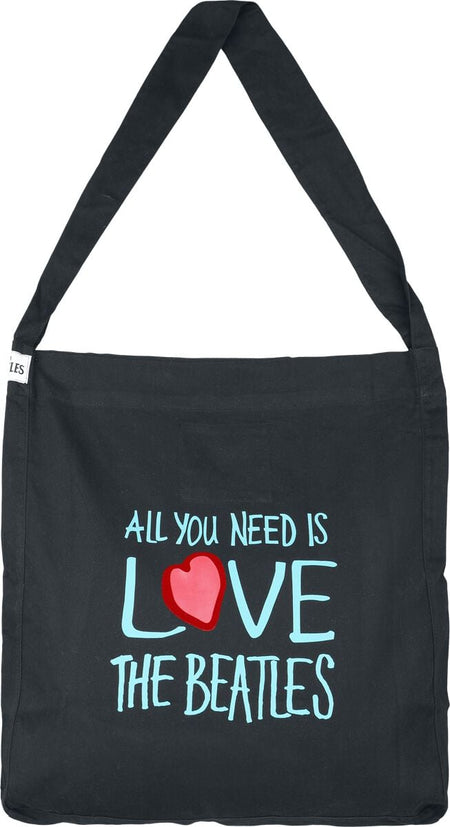 Sac à bandoulière  de The Beatles - All You Need Is Love - pour Unisexe - noir - The Beatles