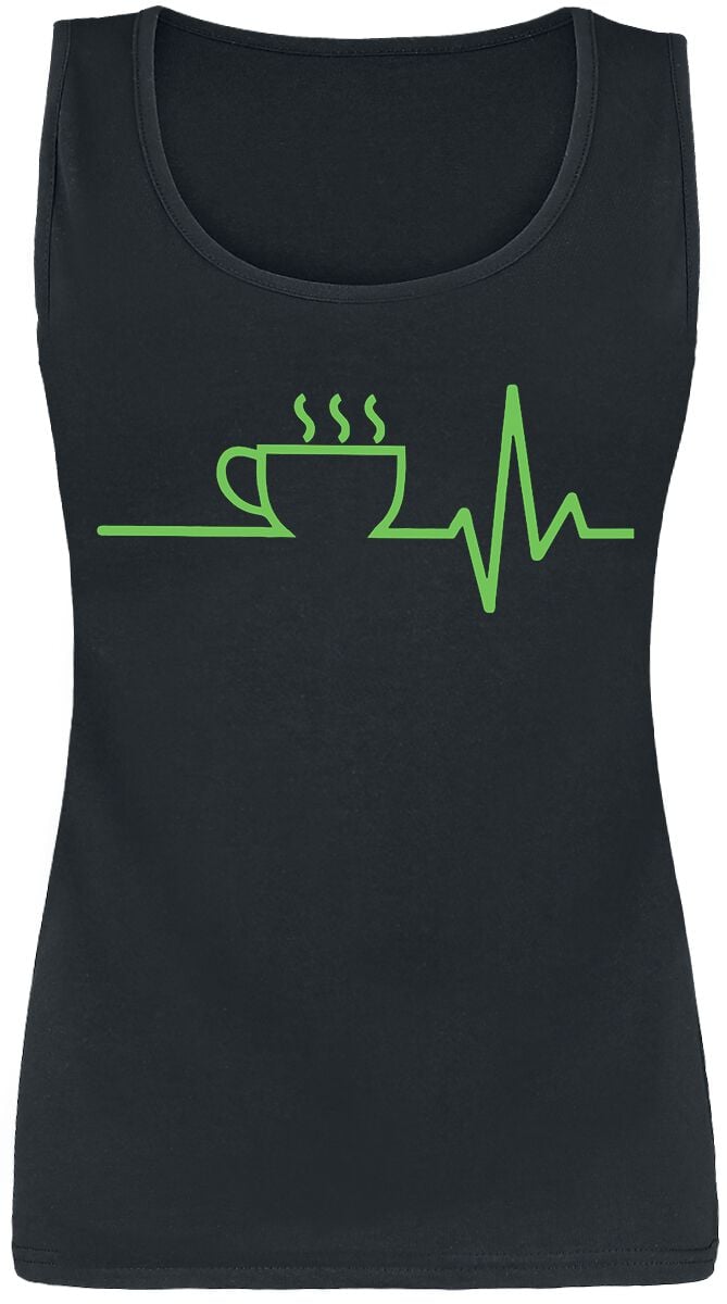 Top Fun de Food - ECG - Café - S à XXL - pour Femme - noir - Food