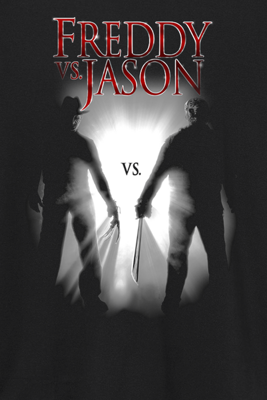 T-Shirt Manches courtes  de Freddy vs. Jason - Poster - S à XXL - pour Homme - noir - Freddy vs. Jason - View 2