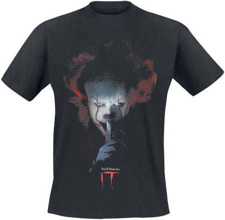 T-Shirt Manches courtes  de ÇA - ÇA - Pennywise - You'll Float Too - S à XXL - pour Homme - noir - ÇA