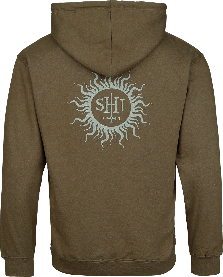 Sweat-shirt à capuche  de Behemoth - Purity - The Unholy Trinity Tour 2025 - S à L - pour Homme - vert - Behemoth - View 2