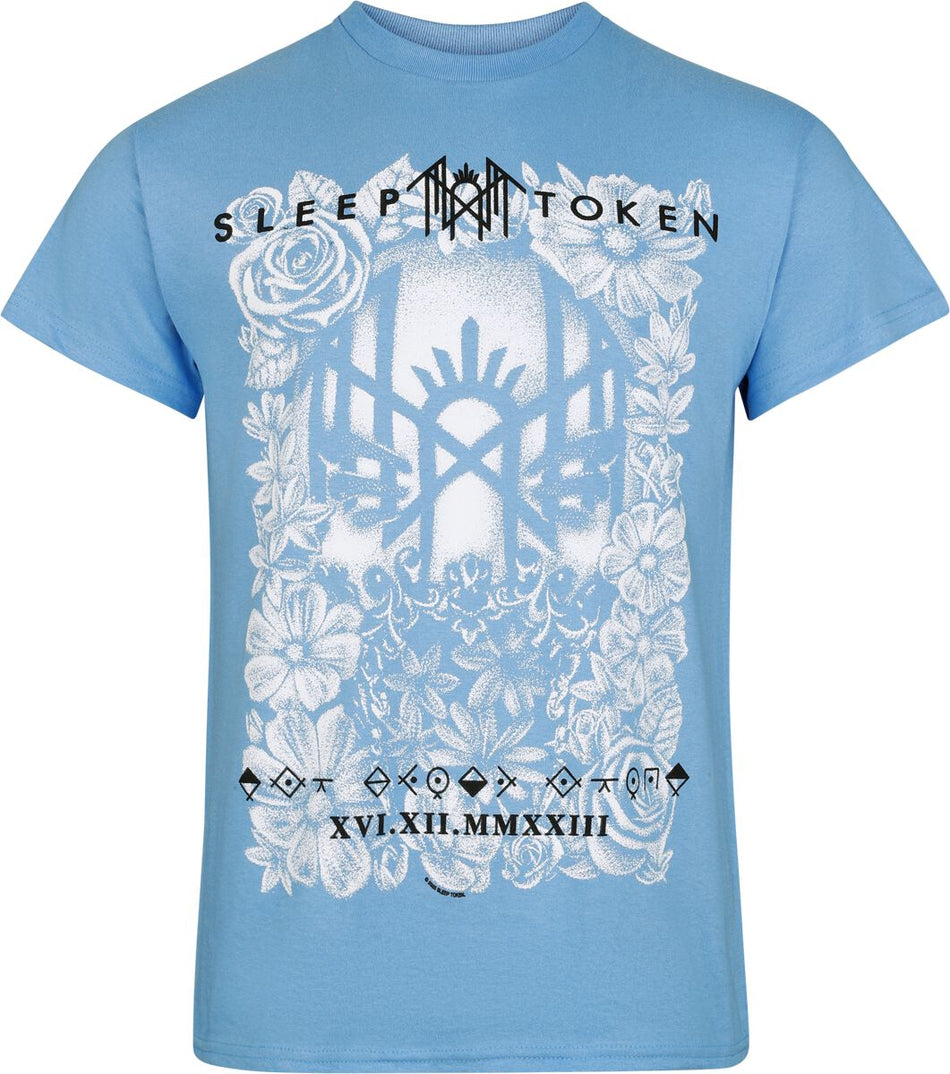 T-Shirt Manches courtes  de Sleep Token - Vessel Flowers - S à 4XL - pour Homme - bleu - Sleep Token