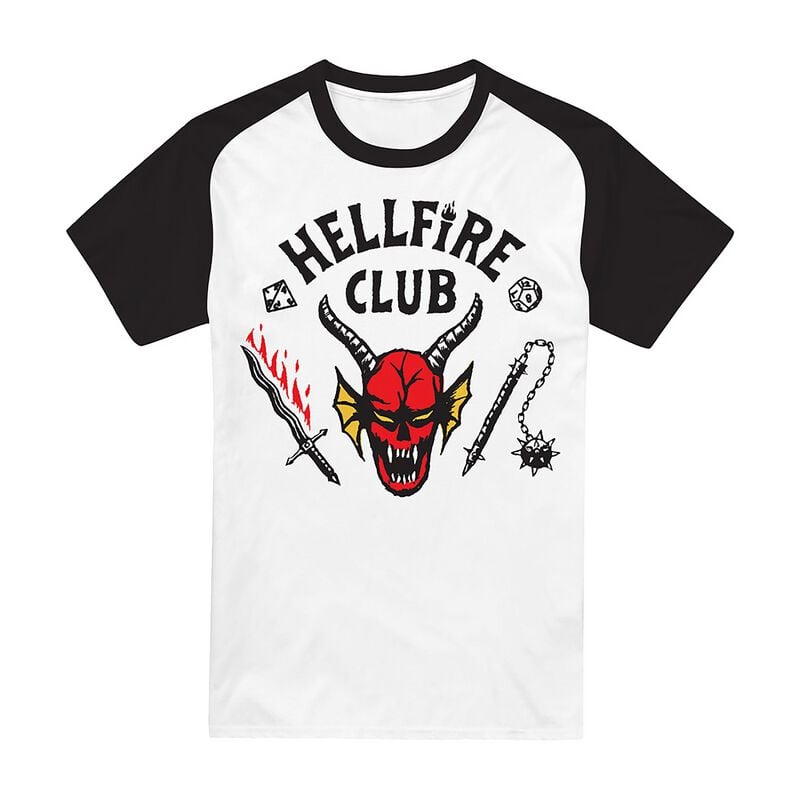 T-Shirt Manches courtes  de Stranger Things - Hellfire Club - S à XXL - pour Homme - multicolore - Stranger Things