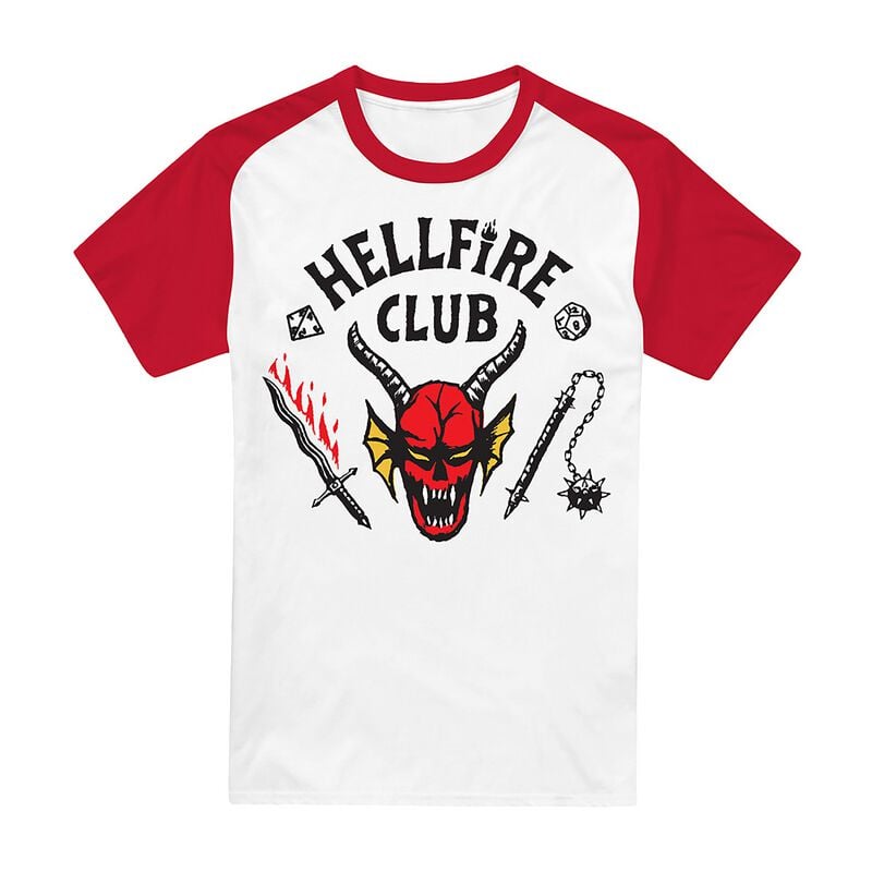 T-Shirt Manches courtes  de Stranger Things - Hellfire Club - S à XXL - pour Homme - multicolore - Stranger Things