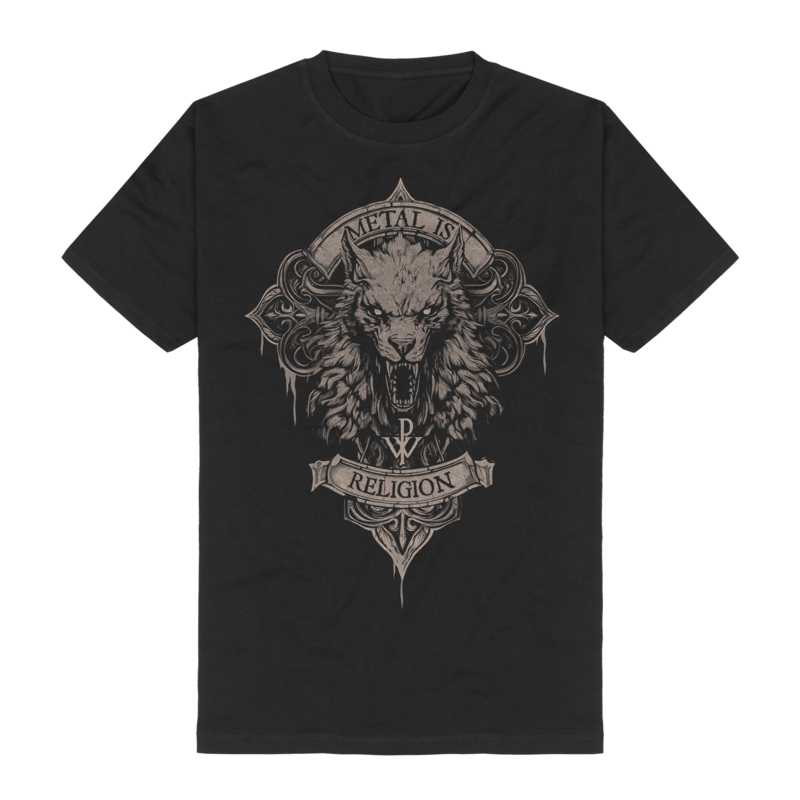 T-Shirt Manches courtes  de Powerwolf - Wolfhead - S à 3XL - pour Homme - noir - Powerwolf - View 2