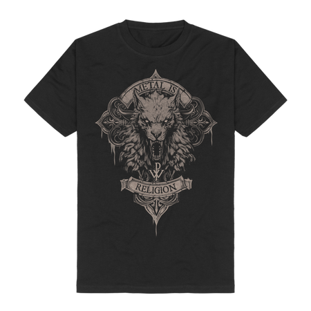 T-Shirt Manches courtes  de Powerwolf - Wolfhead - S à 3XL - pour Homme - noir - Powerwolf - View 2