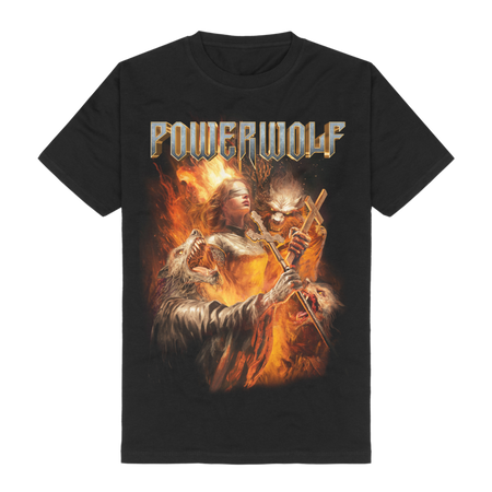 T-Shirt Manches courtes  de Powerwolf - Joan Of Arc - S à 3XL - pour Homme - noir - Powerwolf - View 2