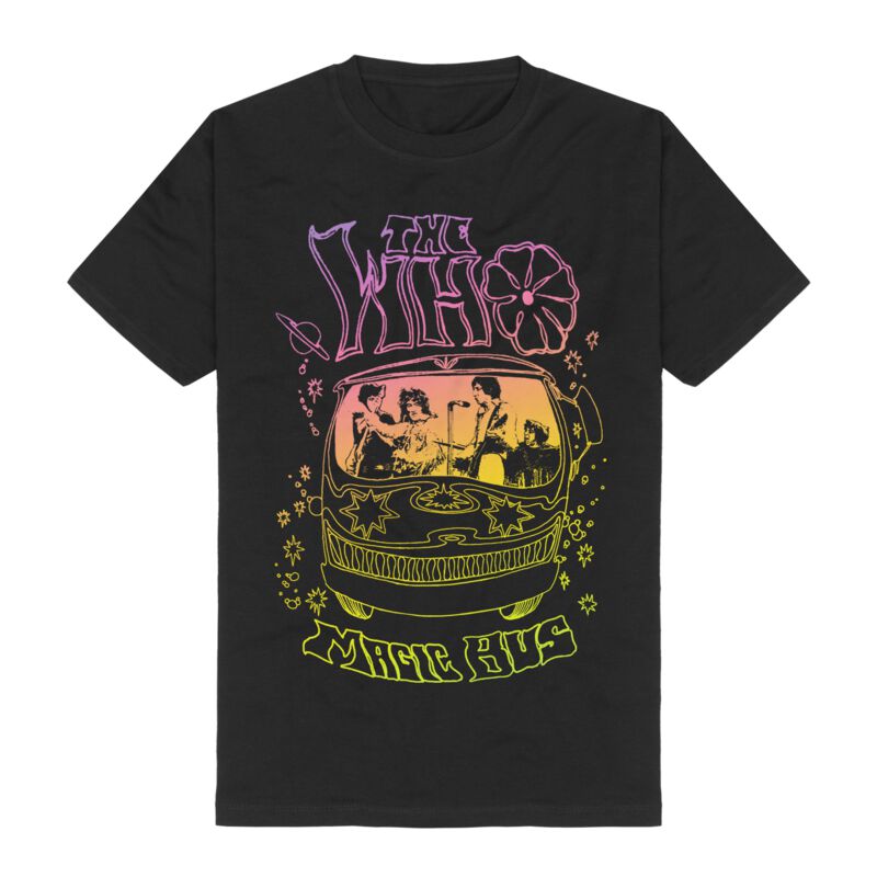 T-Shirt Manches courtes  de The Who - Magic Bus - S à XXL - pour Homme - noir - The Who