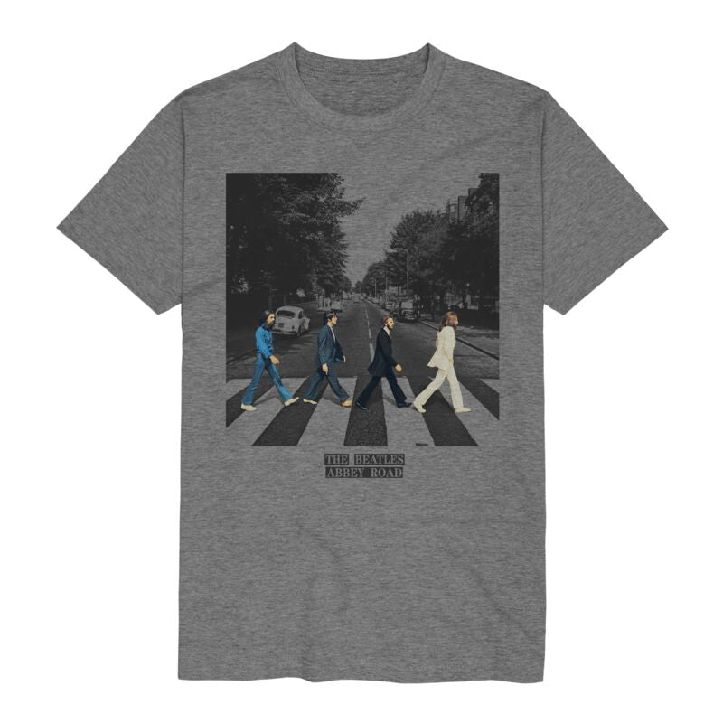 T-Shirt Manches courtes  de The Beatles - Abbey Road - S à 3XL - pour Homme - gris - The Beatles