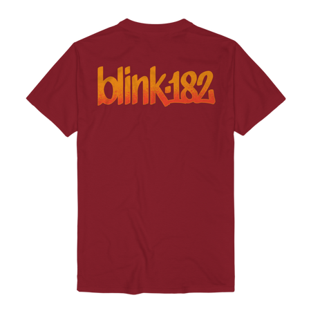 T-Shirt Manches courtes  de Blink-182 - Reaper Smile - S à 3XL - pour Homme - rouge - Blink-182 - View 2