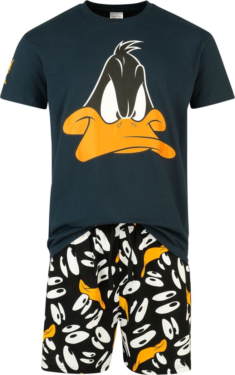 Pyjama  de Looney Tunes - Insane Duffy Duck - S à 3XL - pour Homme - multicolore - Looney Tunes