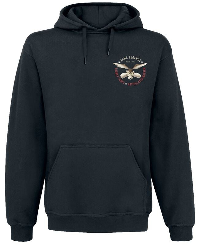 Sweat-shirt à capuche  de Looney Tunes - Coyote Unplugged - S à XXL - pour Homme - noir - Looney Tunes
