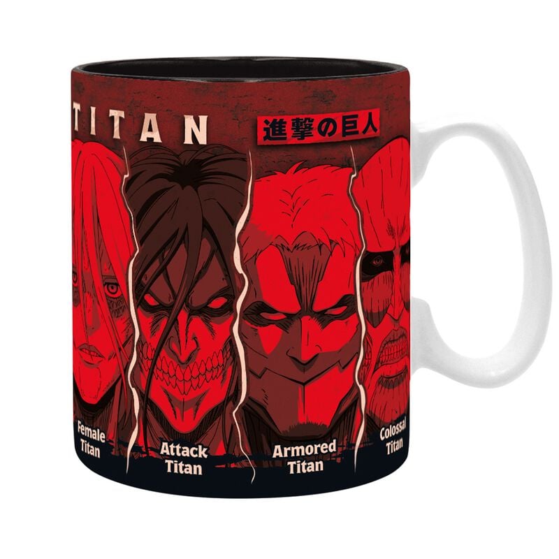 Mug  de L'Attaque Des Titans - All Titans - pour Unisexe - multicolore - L'Attaque Des Titans