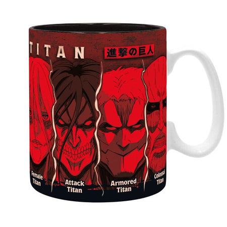 Mug  de L'Attaque Des Titans - All Titans - pour Unisexe - multicolore - L'Attaque Des Titans