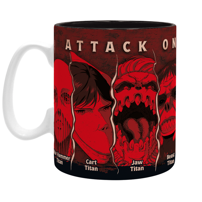 Mug  de L'Attaque Des Titans - All Titans - pour Unisexe - multicolore - L'Attaque Des Titans - View 2