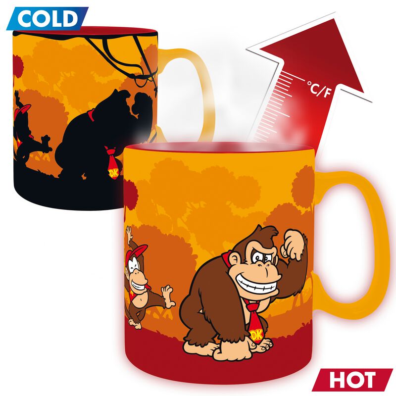 Mug Gaming de Donkey Kong - Donkey Kong - Mug Magique - pour Indifférent - multicolore - Donkey Kong