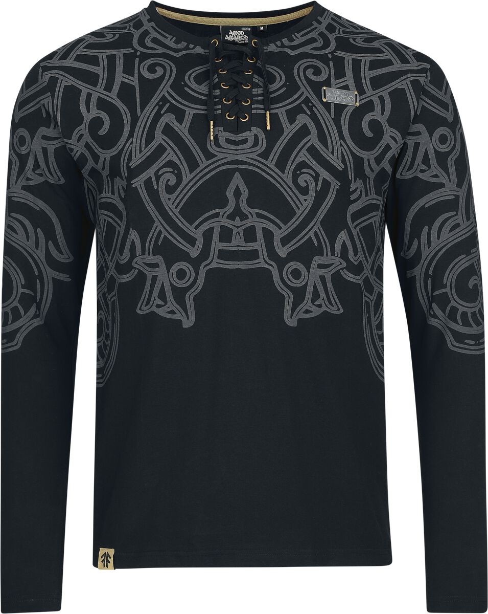 T-shirt manches longues  de Amon Amarth - EMP Signature Collection - M à 3XL - pour Homme - noir - Amon Amarth