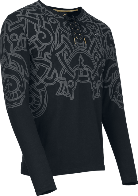 T-shirt manches longues  de Amon Amarth - EMP Signature Collection - M à 3XL - pour Homme - noir - Amon Amarth - View 2