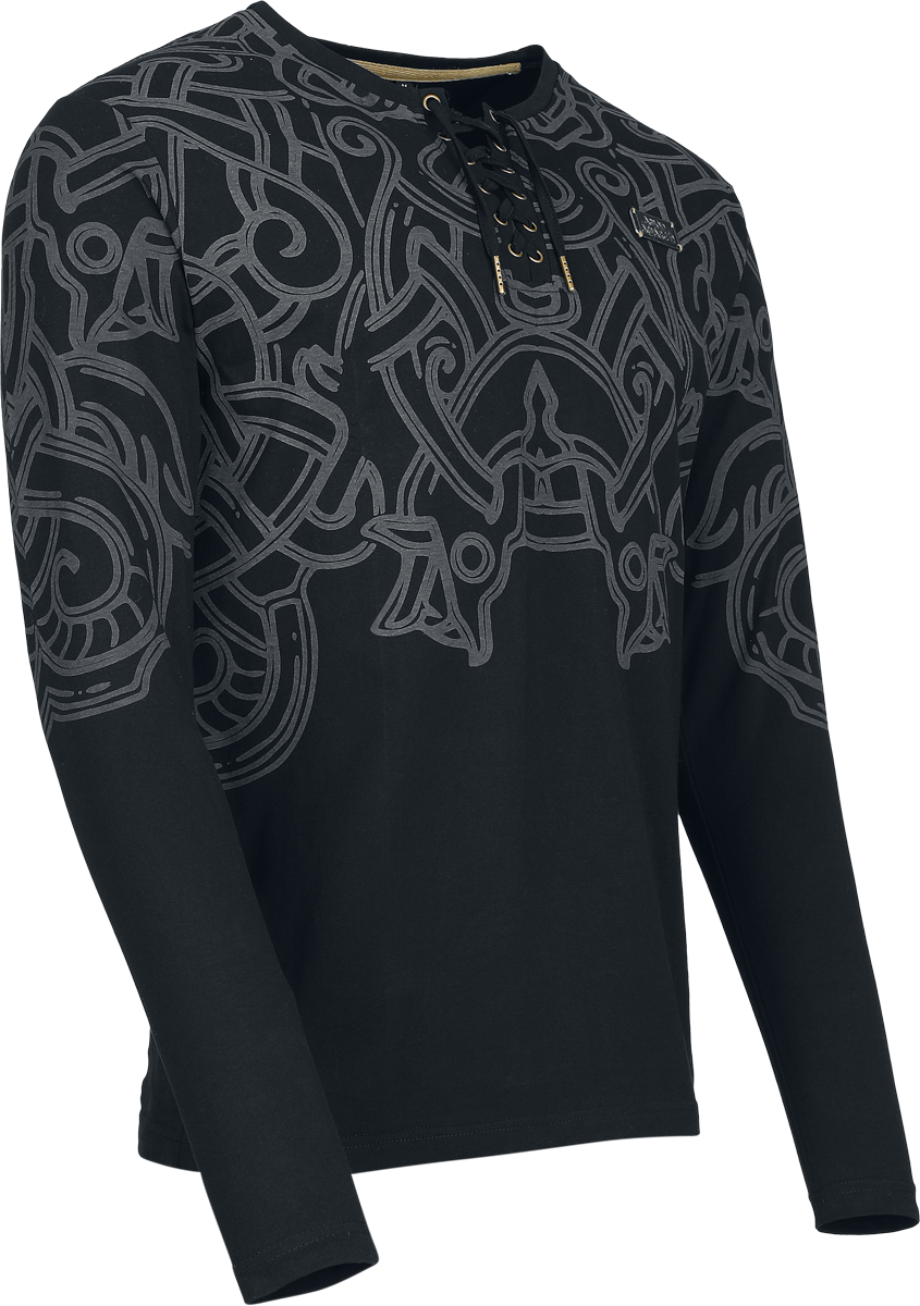 T-shirt manches longues  de Amon Amarth - EMP Signature Collection - M à 3XL - pour Homme - noir - Amon Amarth - View 2