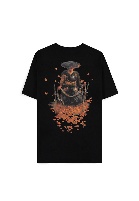 T-Shirt Manches courtes Gaming de Ghost of Yotei - Atsu - S à XXL - pour Homme - noir - Ghost of Yotei - View 2