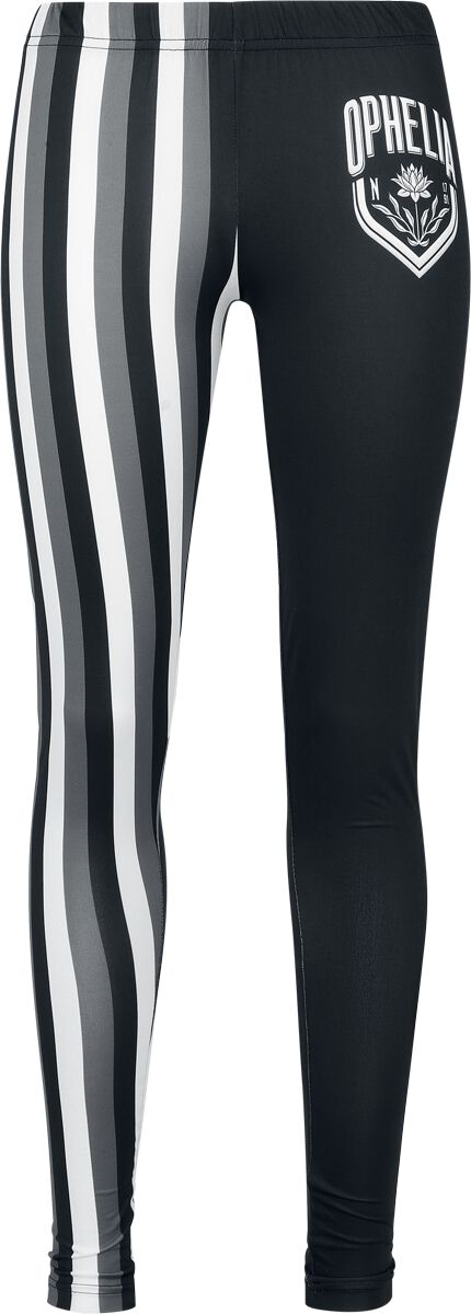 Legging  de Wednesday - Ophelia - S à XXL - pour Femme - noir/blanc - Wednesday