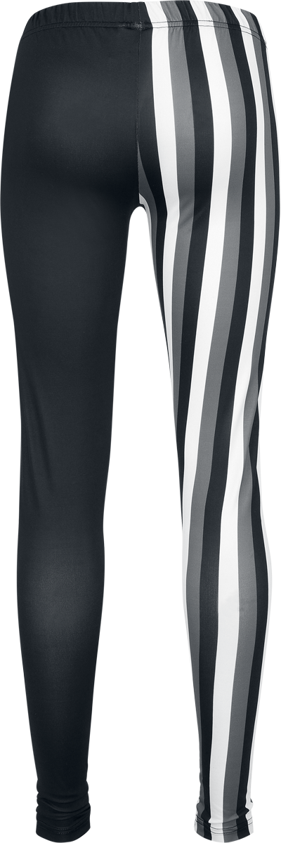 Legging  de Wednesday - Ophelia - S à XXL - pour Femme - noir/blanc - Wednesday - View 2