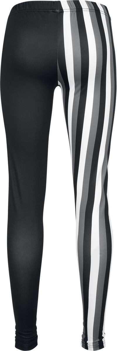 Legging  de Wednesday - Ophelia - S à XXL - pour Femme - noir/blanc - Wednesday - View 2