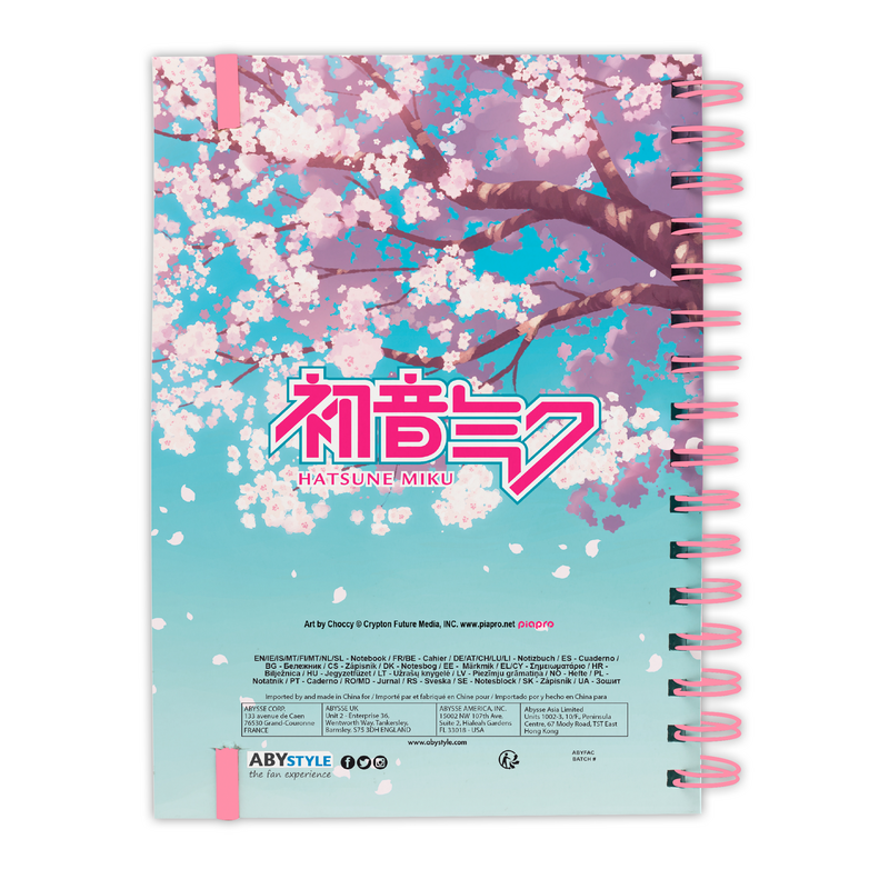 Carnet de notes  de Hatsune Miku - Cherry Blossom - pour Indifférent - multicolore - Hatsune Miku - View 2