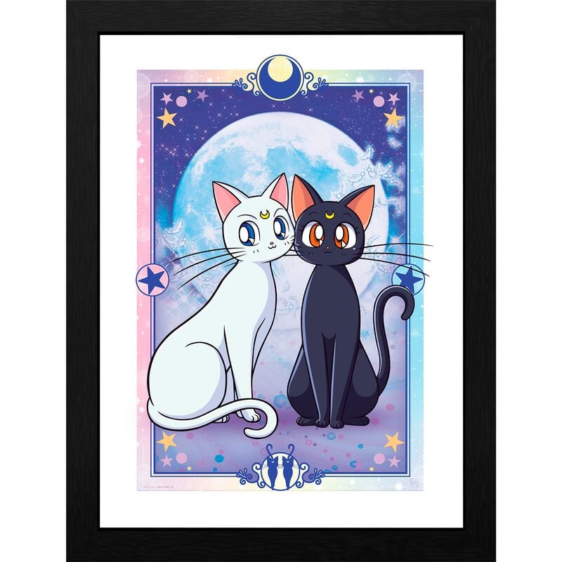 Photo encadrée  de Sailor Moon - Luna & Artemis - pour Unisexe - coloré - Sailor Moon